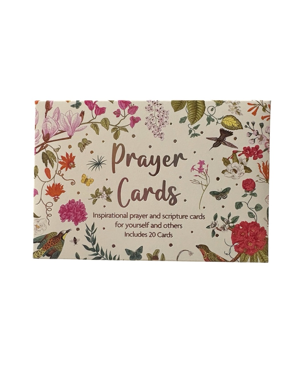 Floral 'Today's Prayer' Card Set - Cream & Pink Floral